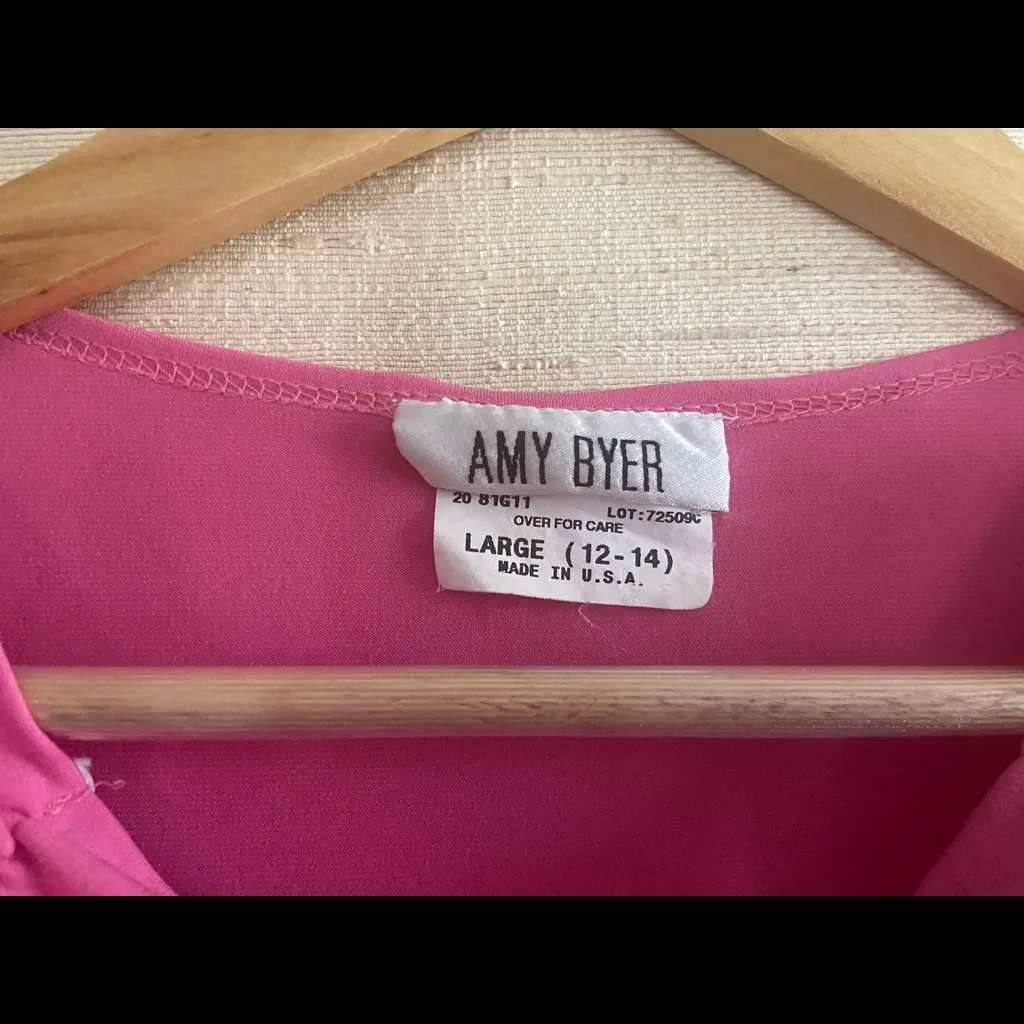 Amy Byer  Pink Top - Image 3
