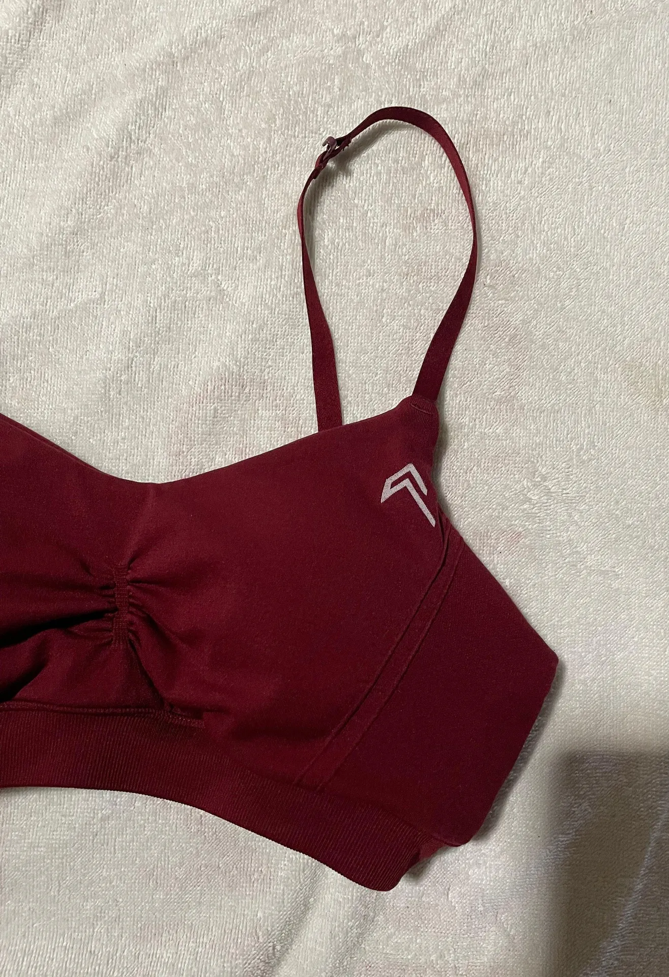 EFFORTLESS MICRO BRALETTE Color: Rosewood  - Image 10