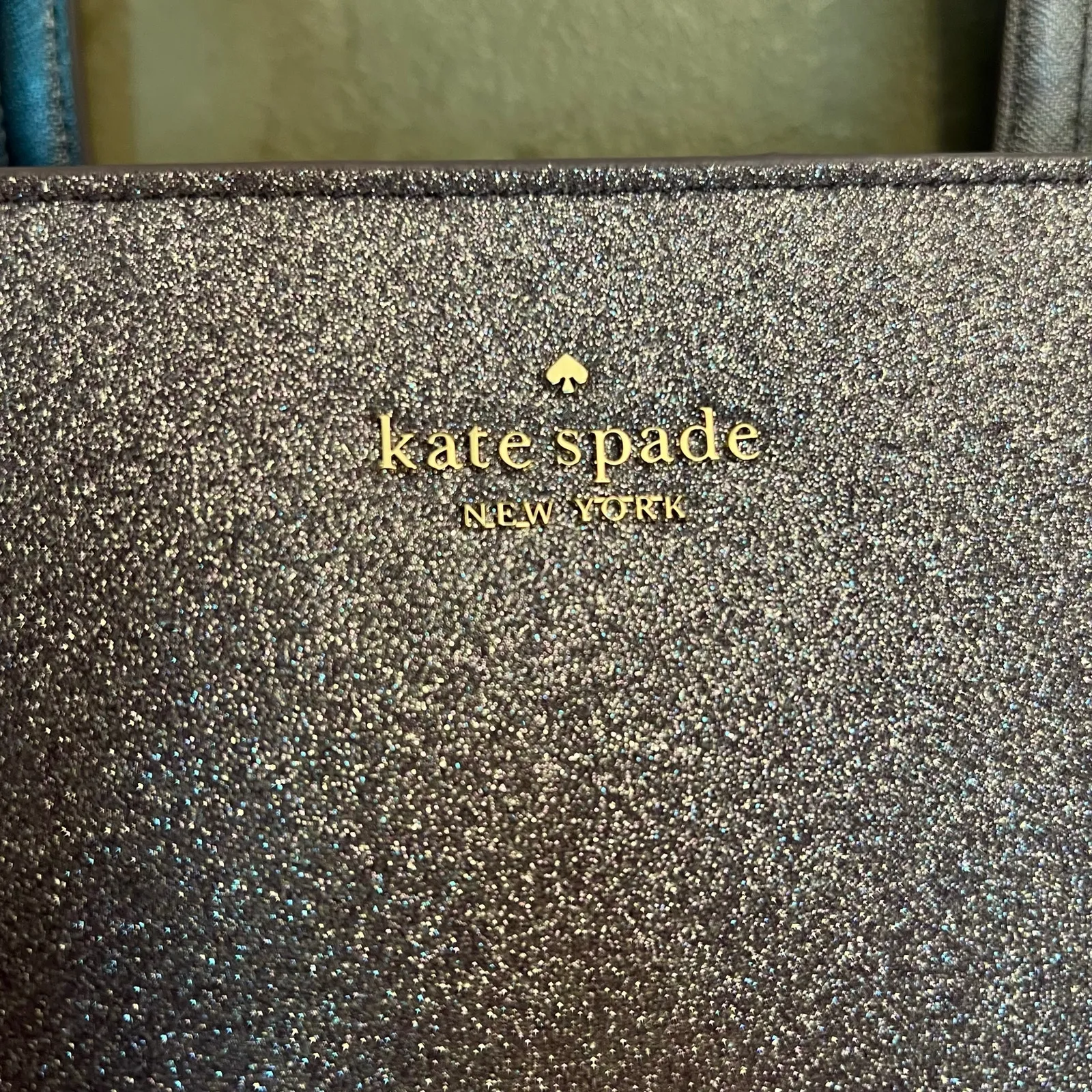 NWT Kate Spade Tinsel Lilac Frost Glitter Tote Bag - Image 6