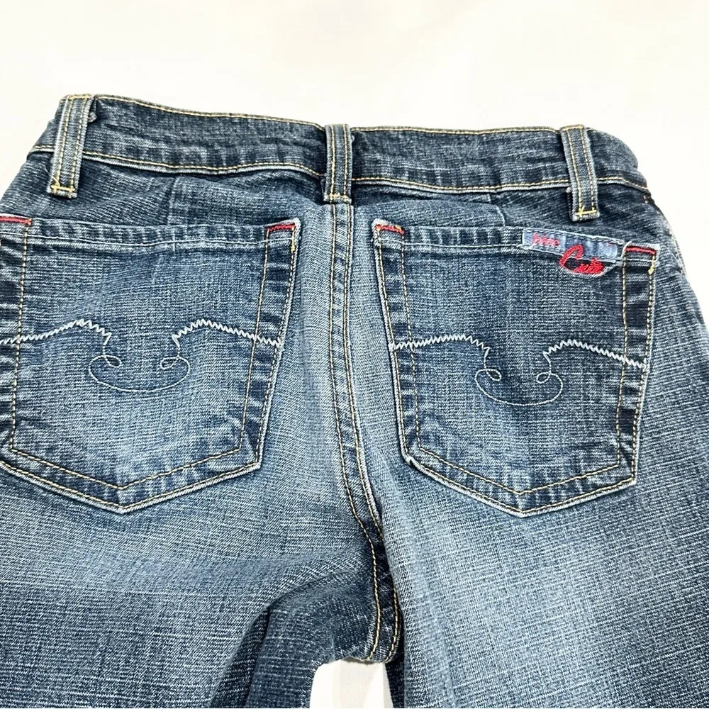 Blue Cult Flare Bell Bottom Dark Wash Jeans Size 25 - Image 5