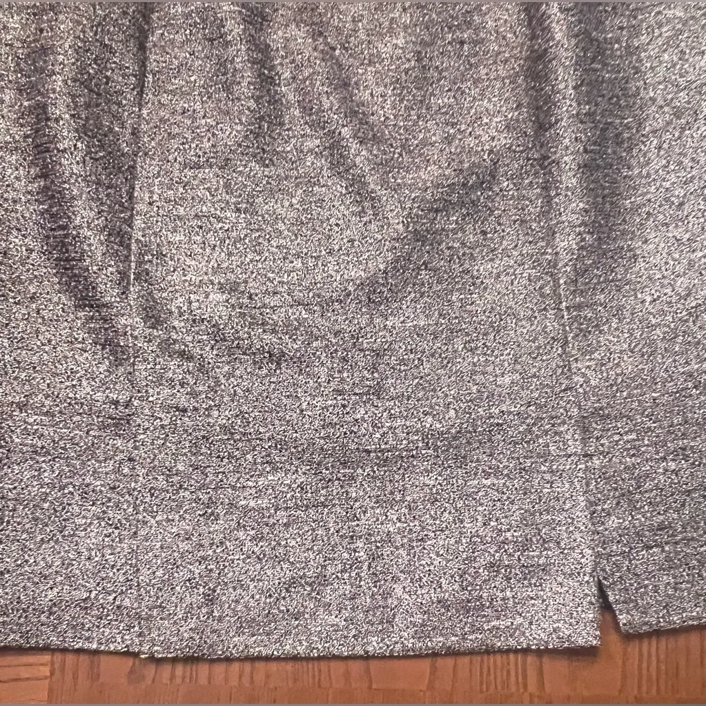 Banana Republic Sparkle Silver, Black, White & Pink Tweed Pencil Skirt Size‎ 14 - Image 8