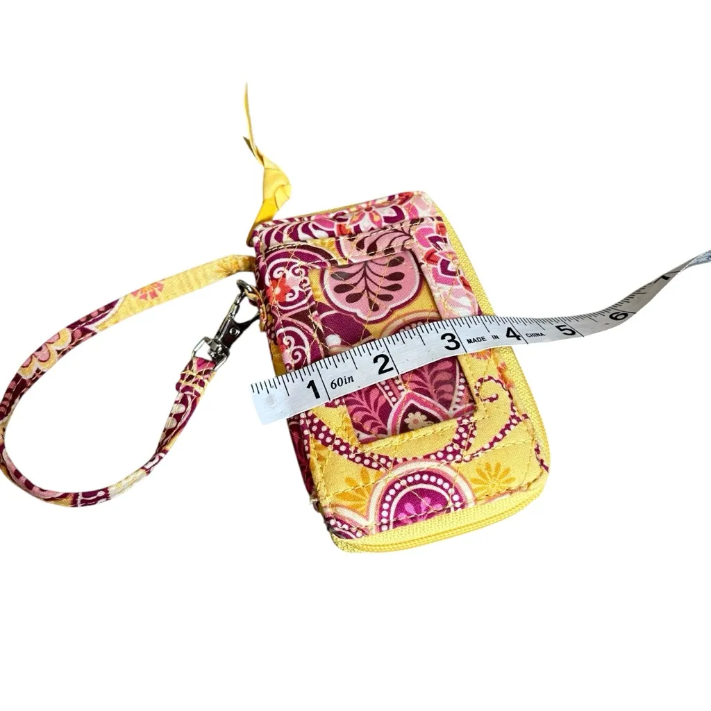 Bail Gold & Pink Floral Design Vera Bradley Set Purse Tote Bag Wallet Wristlet! - Image 8