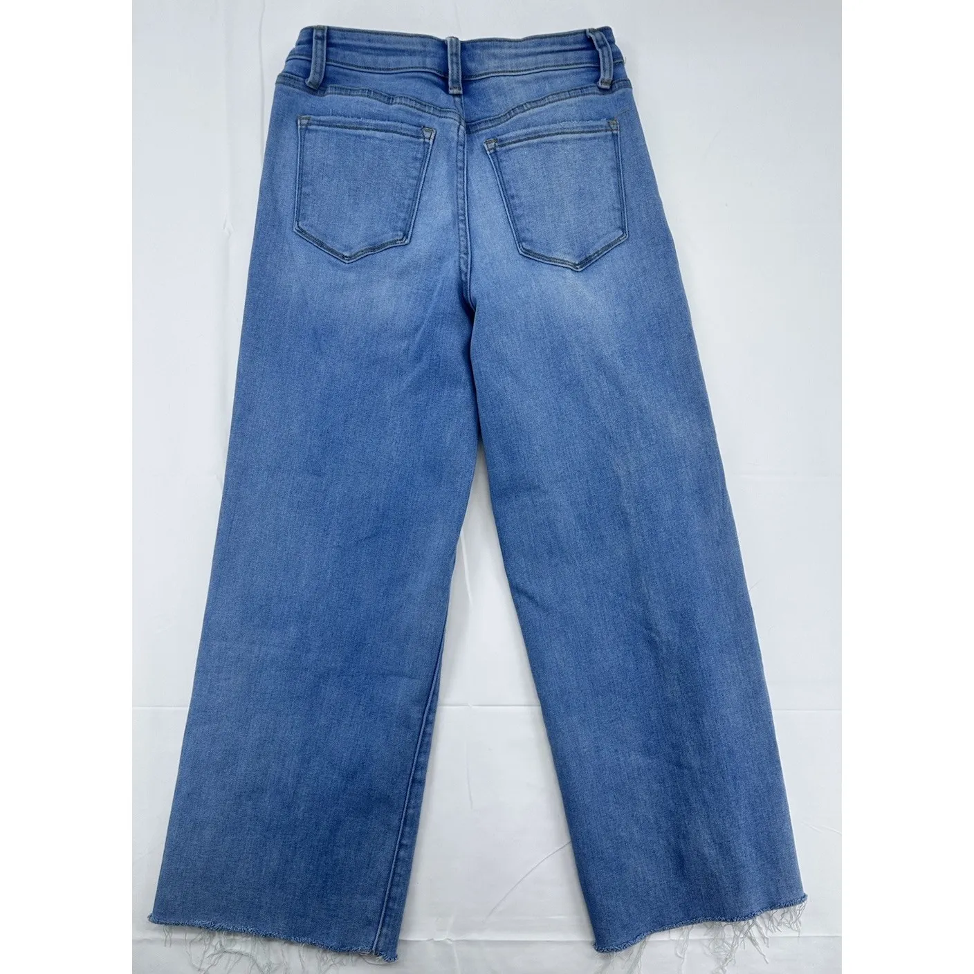 Vervet High Rise Wide Leg Jeans Women's Size 27 Blue Preppy Stretch Comfort - Image 2