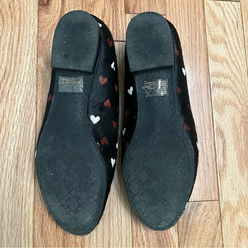 NIB C Wonder Lizaly flats in heart print sz 6 - Image 7