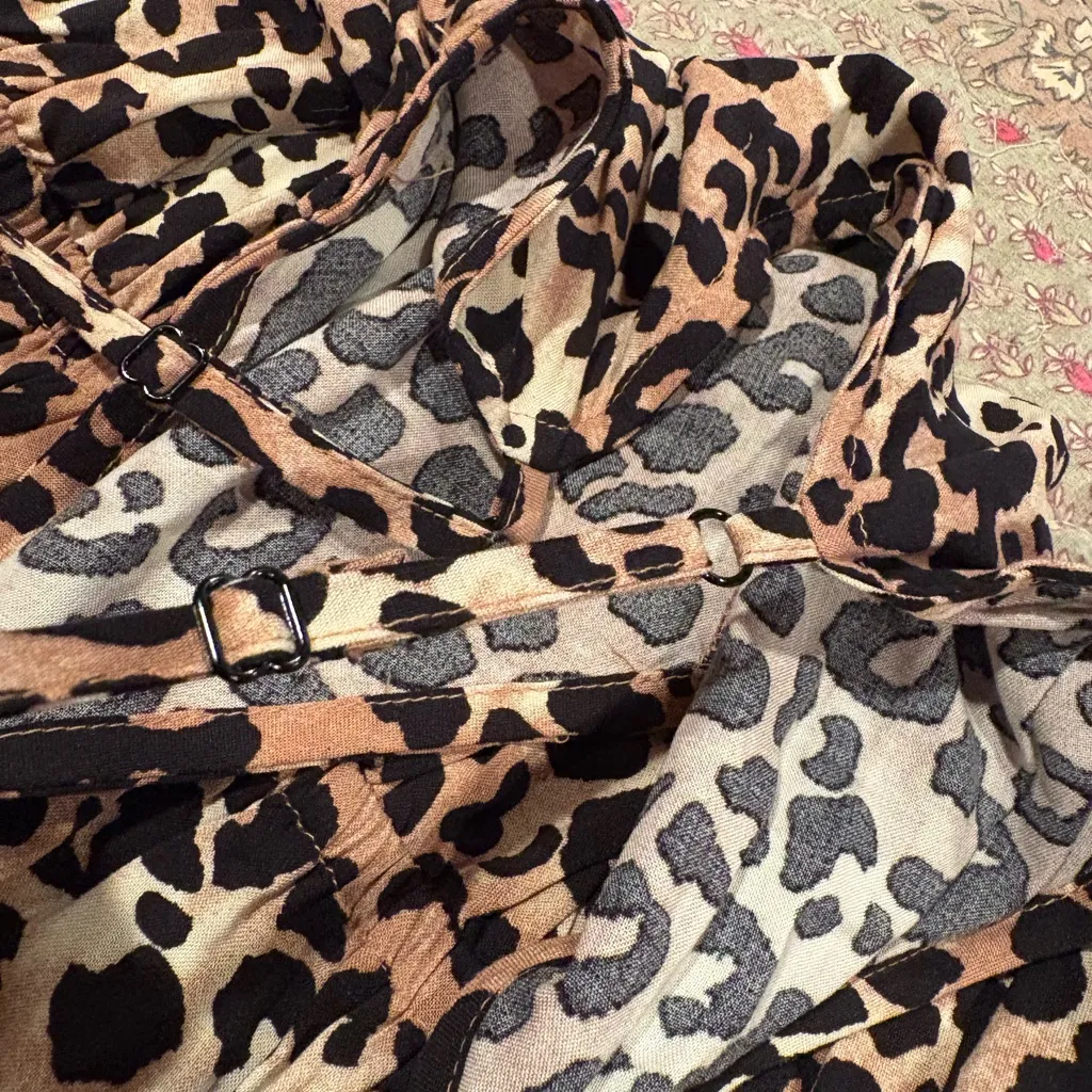 New Look Animal Print Romper - Image 5