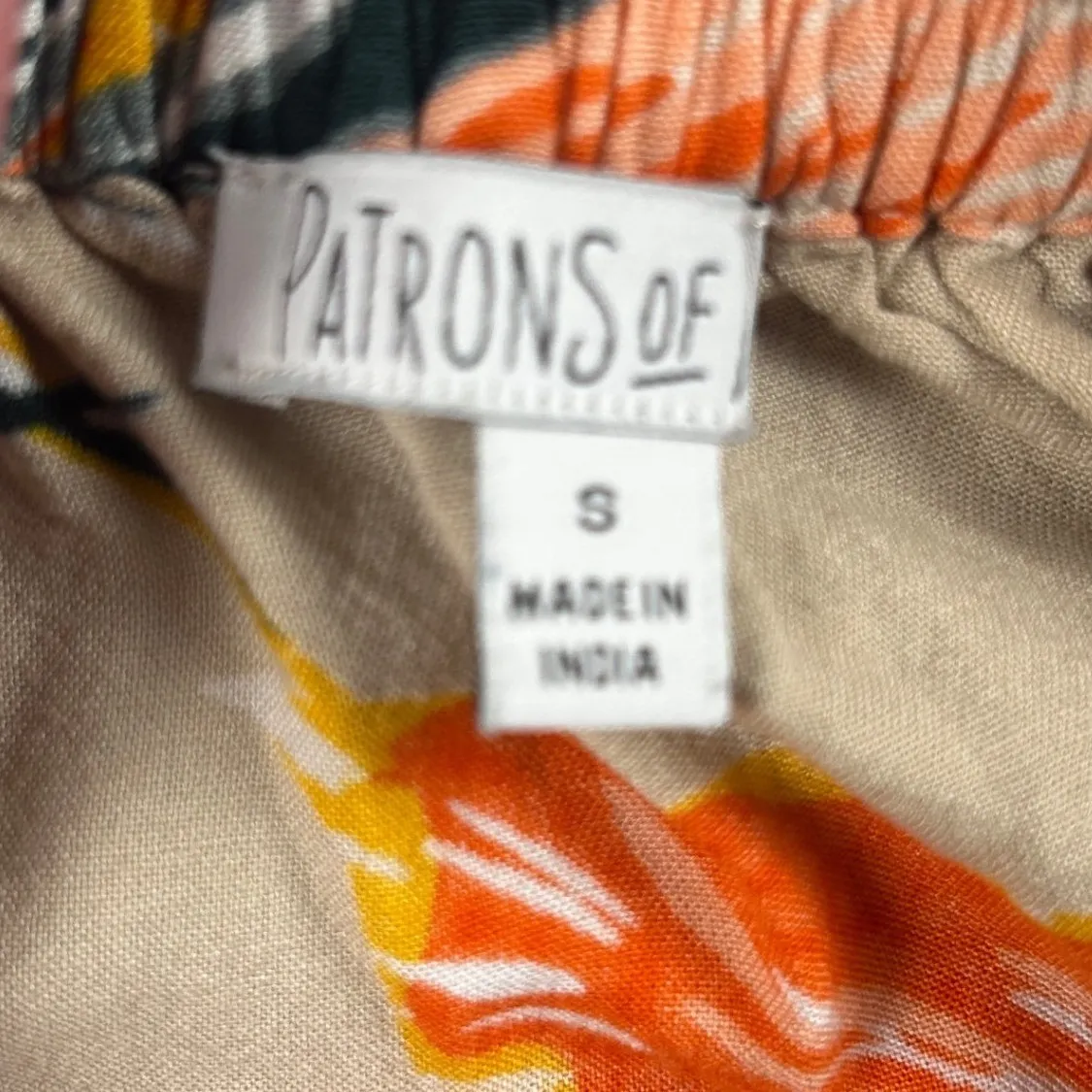 Patrons of Peace Slit Front‎ Maxi Skirt Small Floral Print Boho Summer Flowy - Image 7