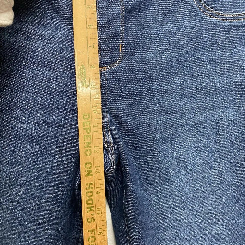 Sonoma High Rise Jegging Woman’s 18 R Ultracomfort Dark Wash Denim Blue Jeans - Image 7