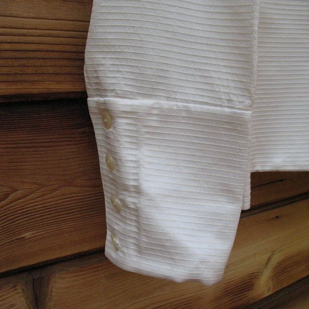 NWOT Cream Textured Wool Blend Jacket Shacket - Image 5