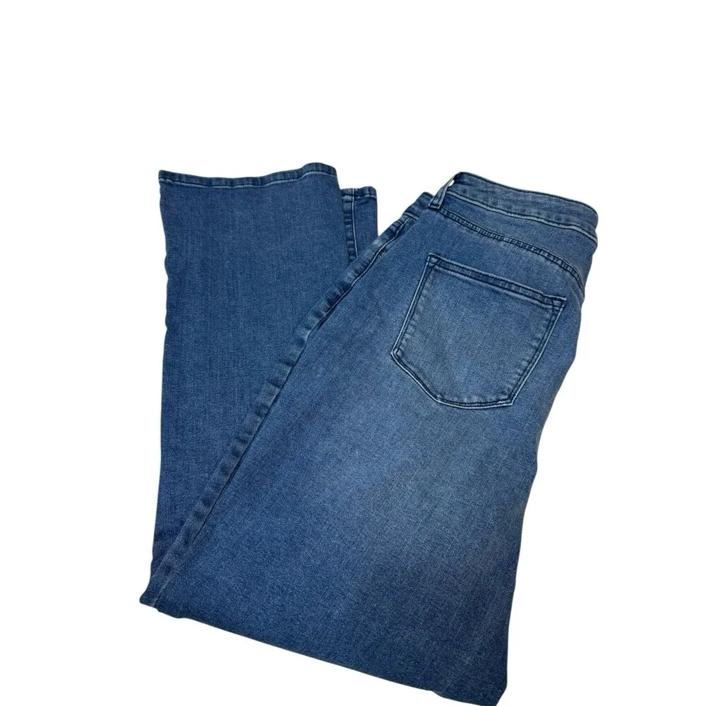 NWOT Sonoma High Rise Boot Cut Blue Jeans Size 16S - Image 5