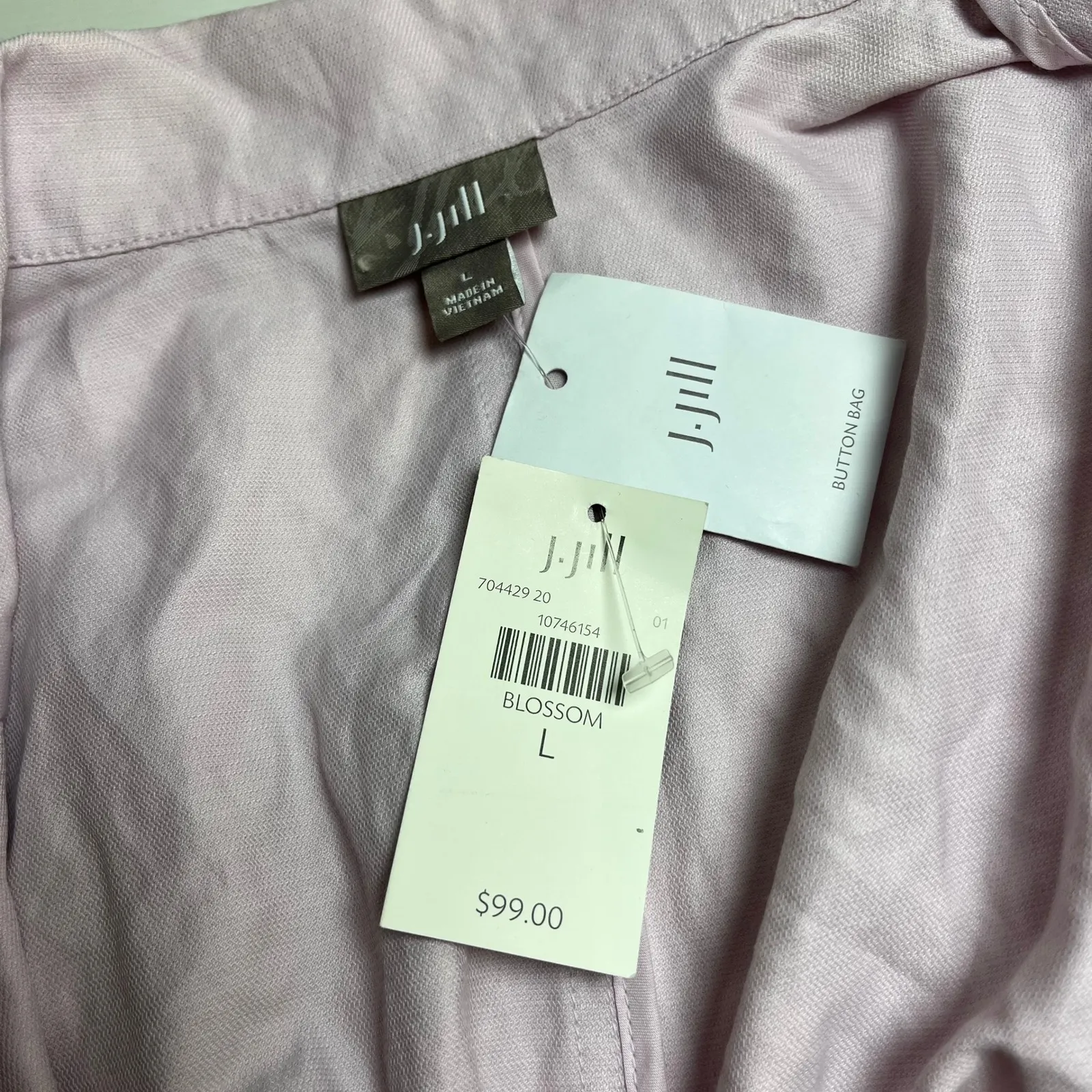 NWT J Jill Blossom Blazer Size Large Lavender Light‎ Pink Office Business Casual - Image 3