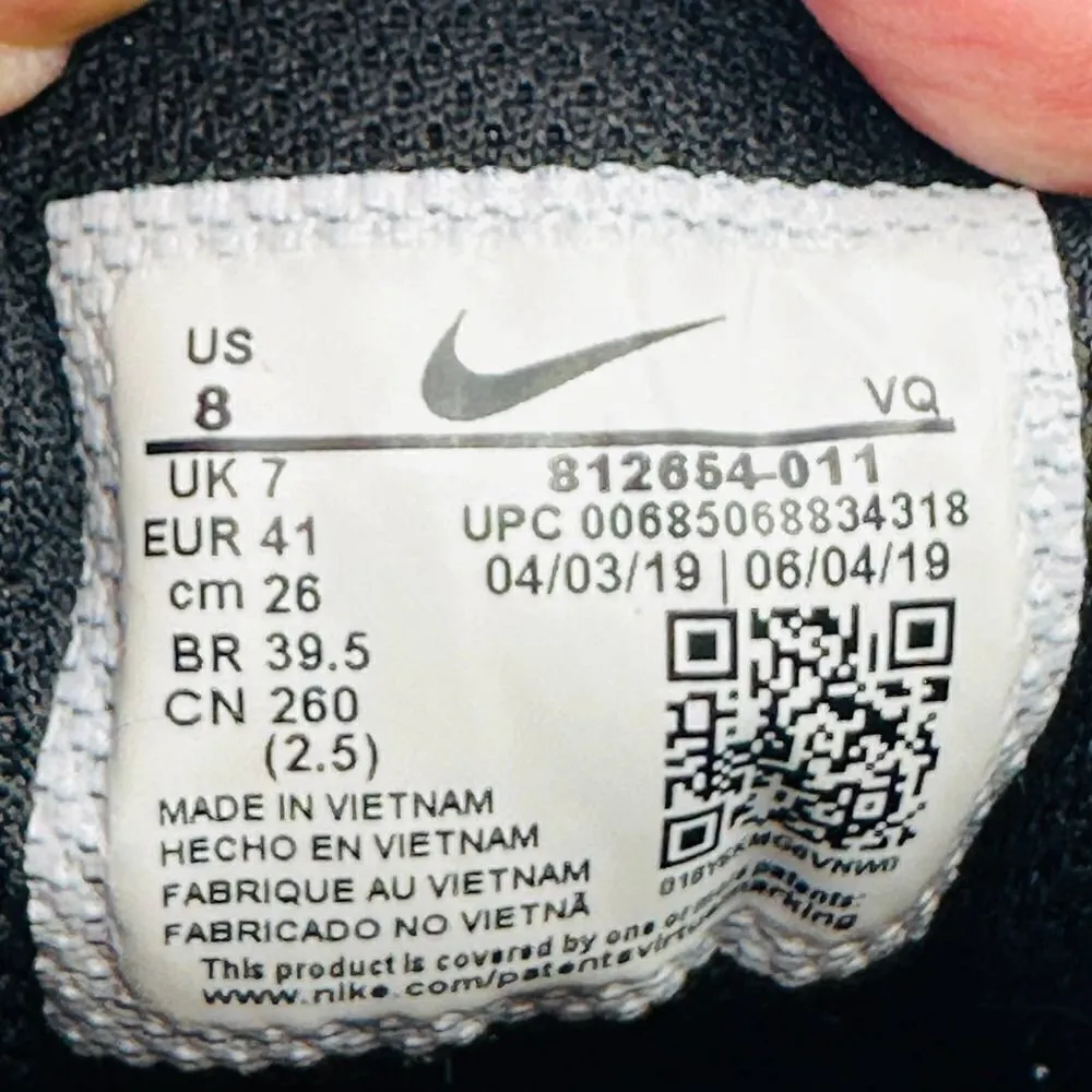 Nike Womens Tanjun Black Running Shoes Sneakers Size 8 - Image 7