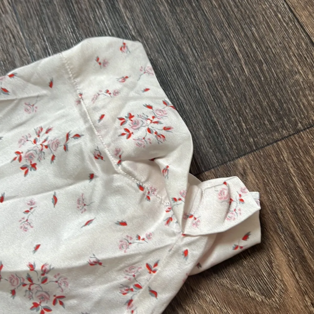 FIFI SILK BUTTON UP SHIRT SWEET ROSE - Image 9