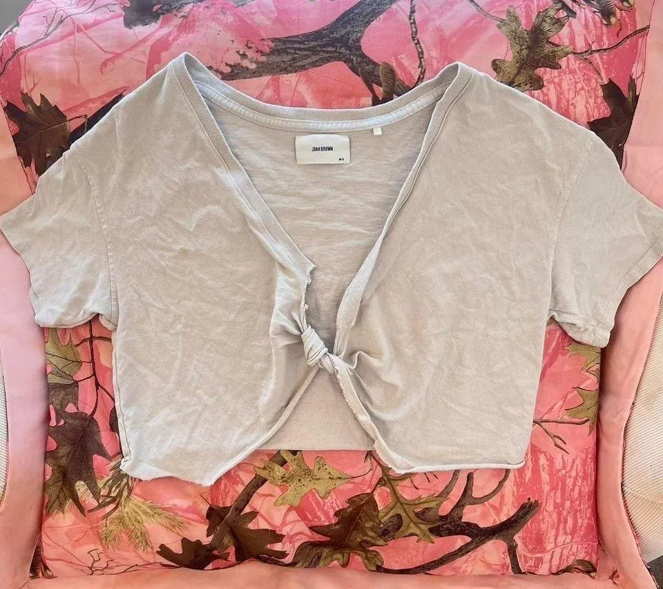 twist tee cream beige cotton tshirt - Image 6