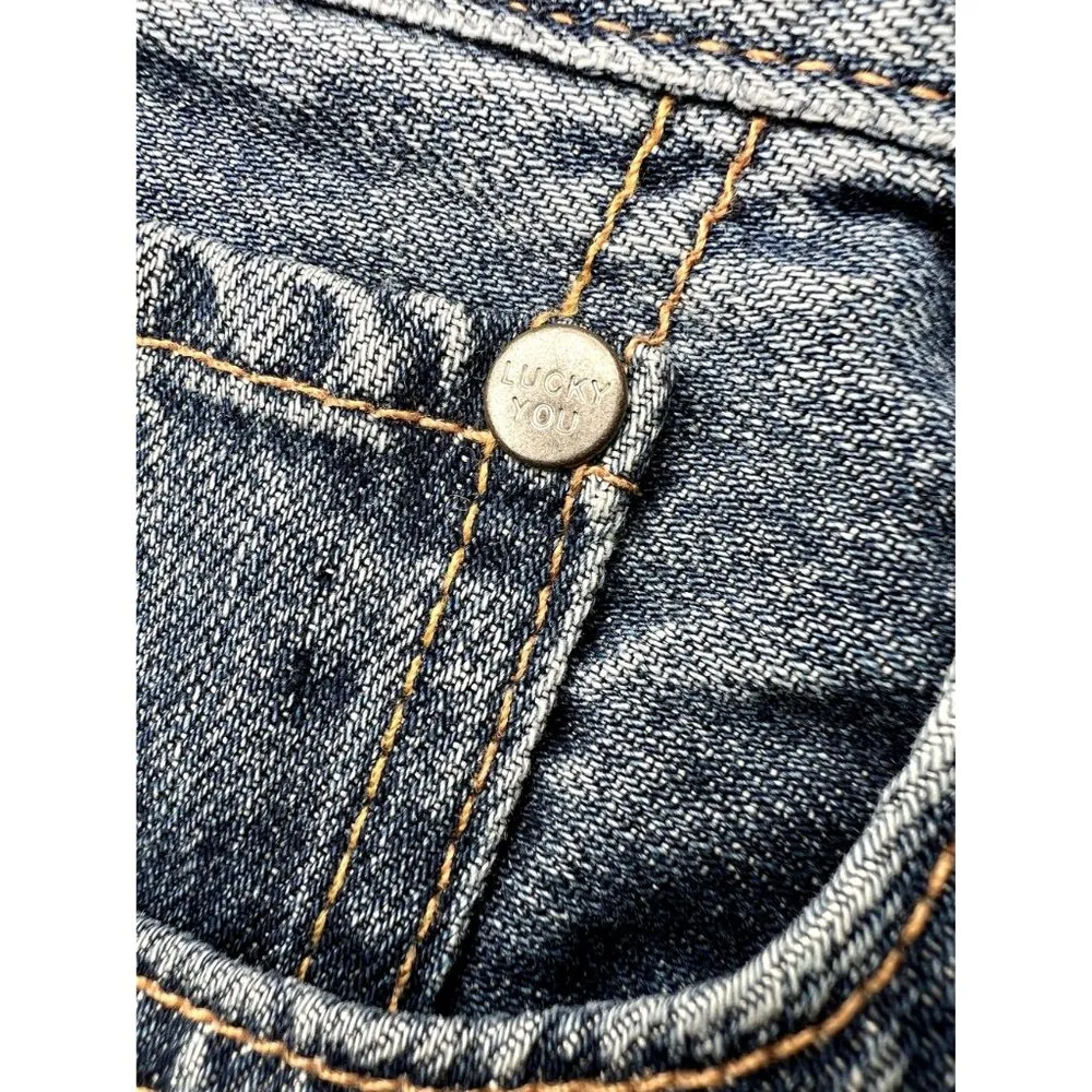 Lucky Brand 221 Original Straight Denim Jeans Cotton Size 29 x 32 - Image 5