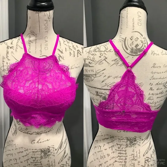 PINK BY VICTORIAS SECRET LACE PUSH-UP BRALETTE - Image 2