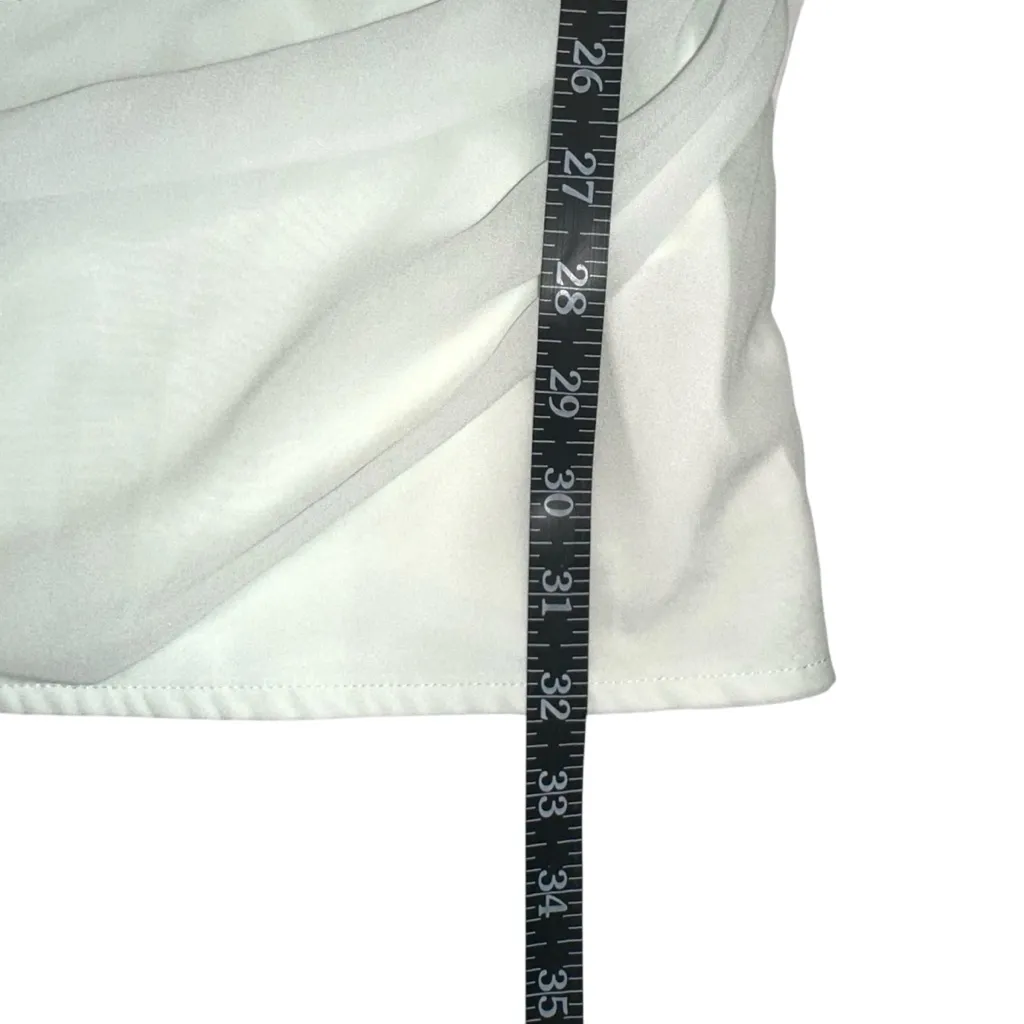 NWT Abercrombie & Fitch One-Shoulder Mini Chiffon Mini Dress SMALL - Image 8