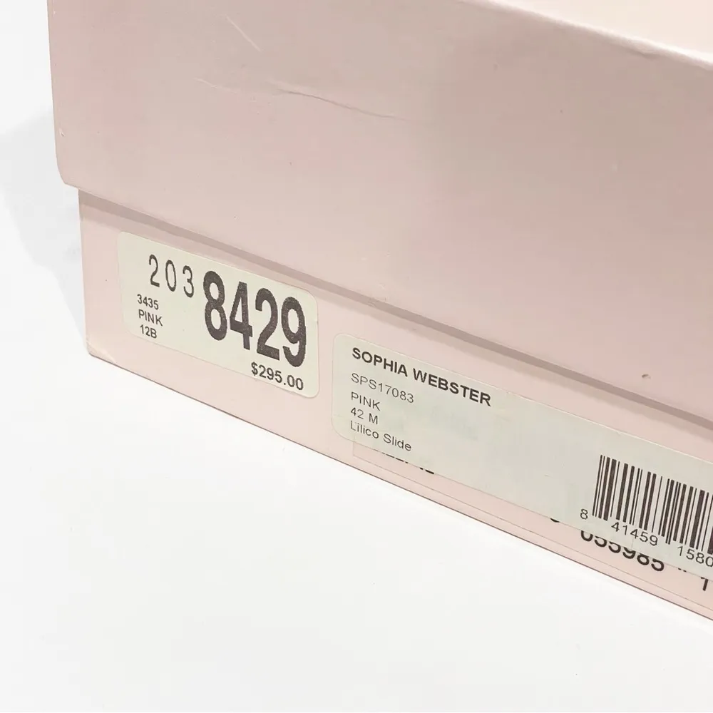 Sophia Webster 42/ US Size 12 Lilico Slide Pink Floral Sandal Flip Flop - Image 7