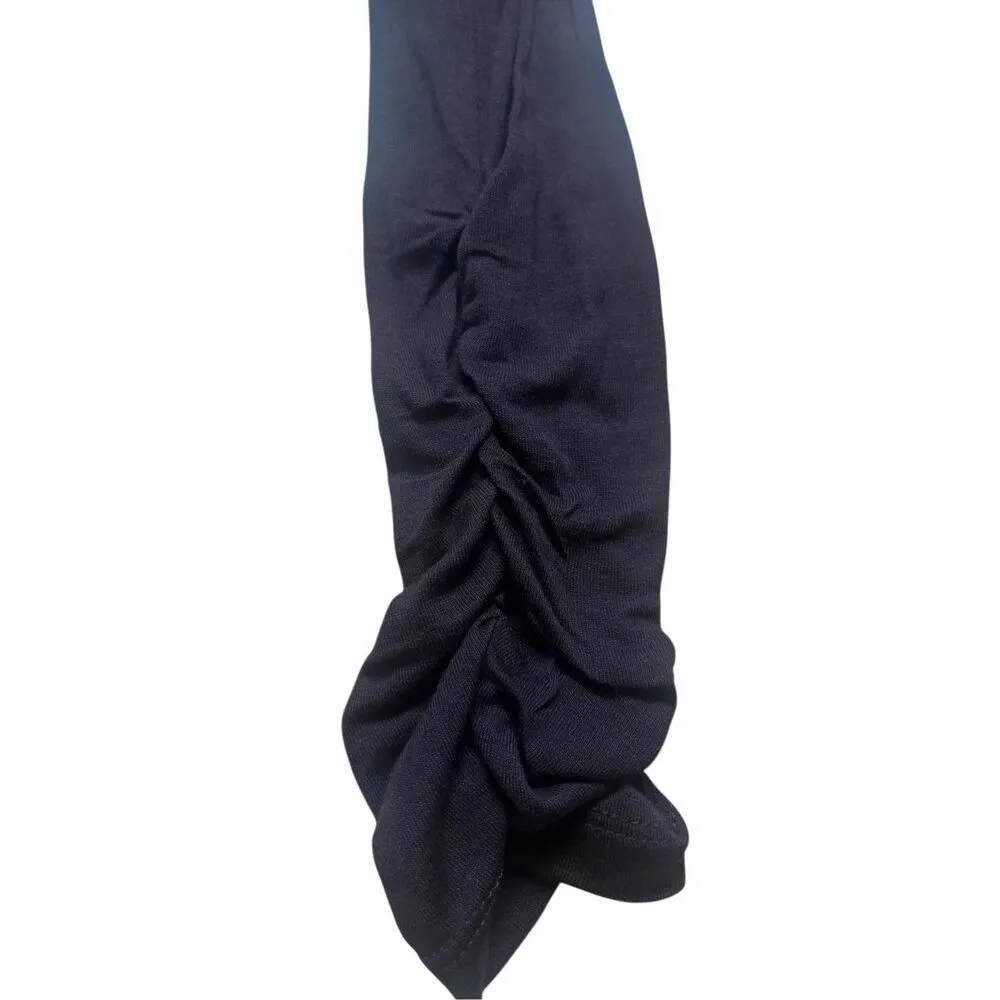 More & More drape neck knit top sparkly sz 40 / medium Purple - Image 5