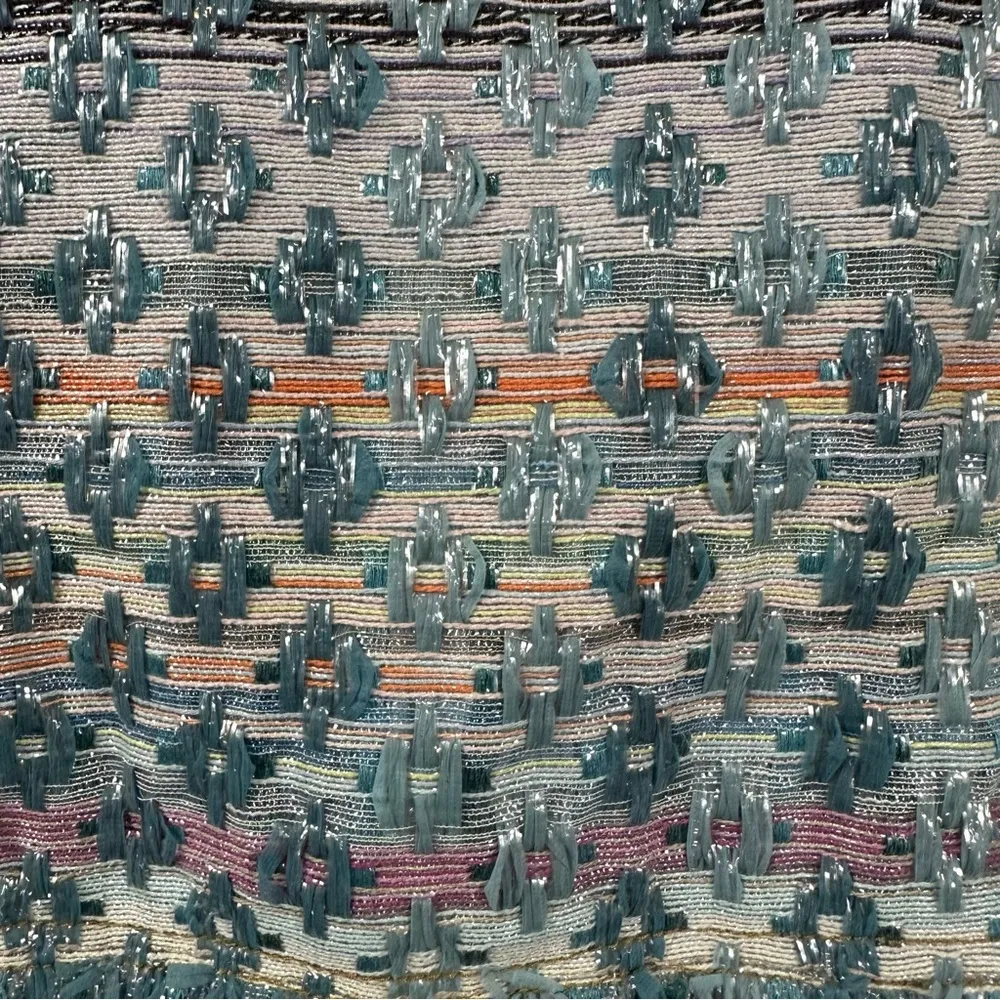 Ramy Brook Women’s Murray Embellished Denim & Tweed Jacket Raw Edge Blue Combo S - Image 9