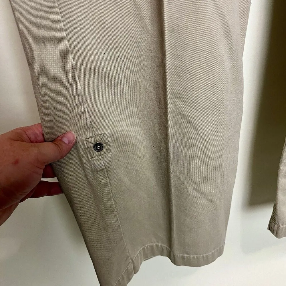 Nike ACG Deep Creek Pant Womens 10 Khaki Cargo Pants Cotton Casual Convertible - Image 4