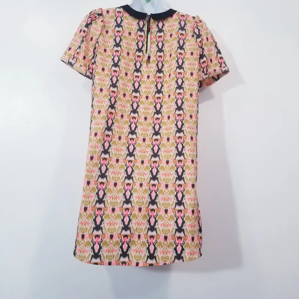 Maison Scotch Printed Shift Mini Dress - Image 3