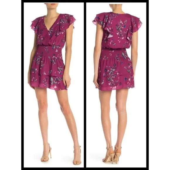 💕PARKER💕 Smocked Waist Ruffle Floral Dress - Image 2