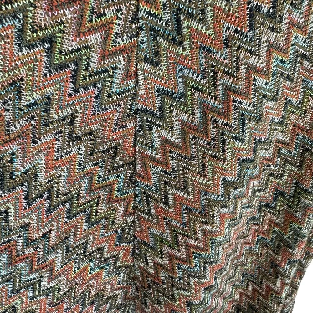 Maeve Multicolor Westwater Loose Knit Sleeveless V-Neck Stretchy Short Dress XS - Image 3