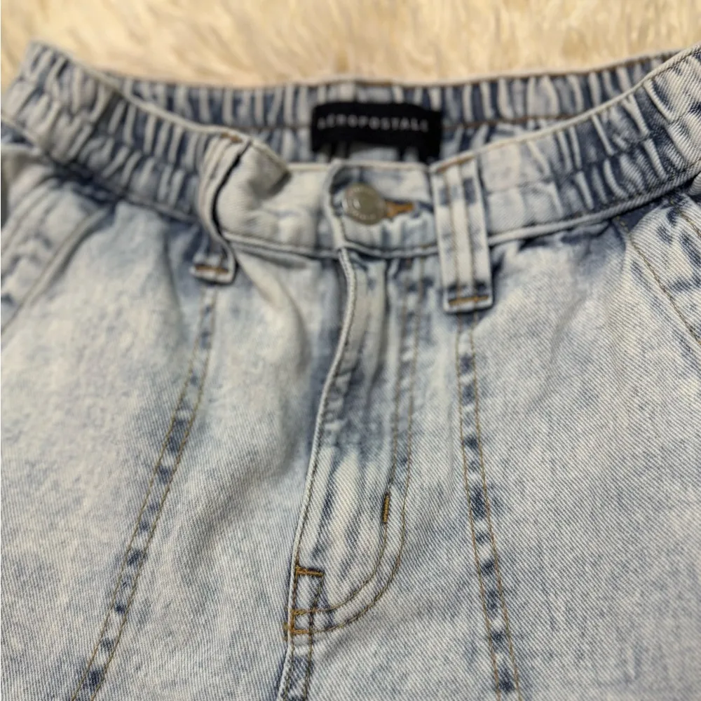 👖🔜 Aeropostale Light Blue Cargo Jeans - Image 2