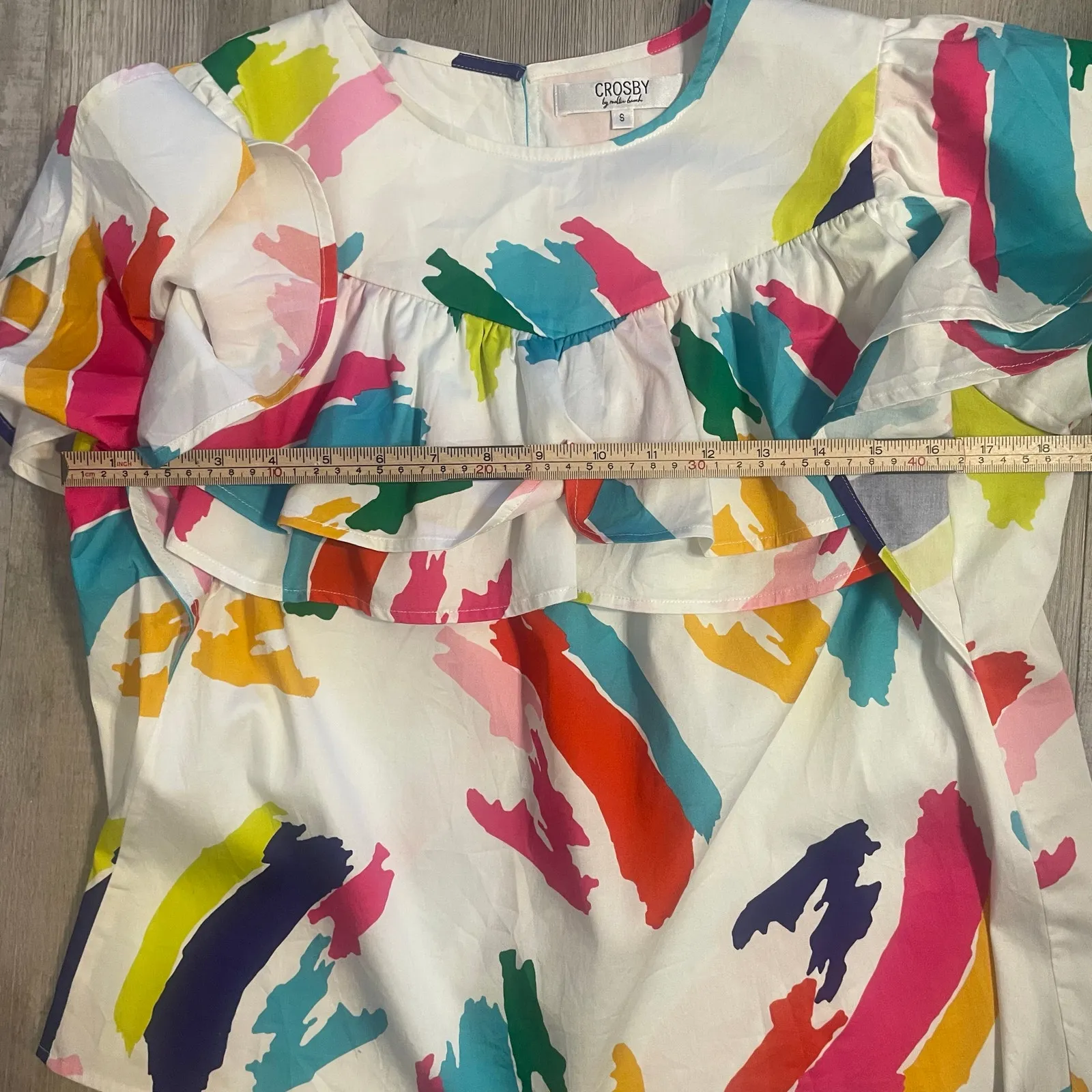 CROSBY BY MOLLIE BURCH Marian Top In South Beach Sz Small - Image 7