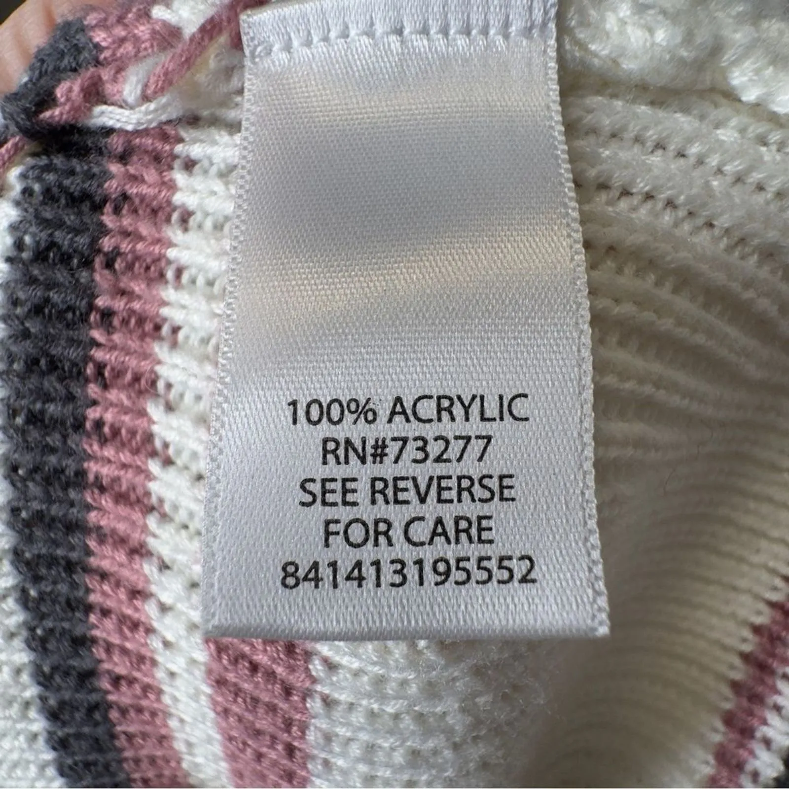 Vintage Candie's Striped Halter Knit Top‎ Sz XS Y2k pink brown - Image 5