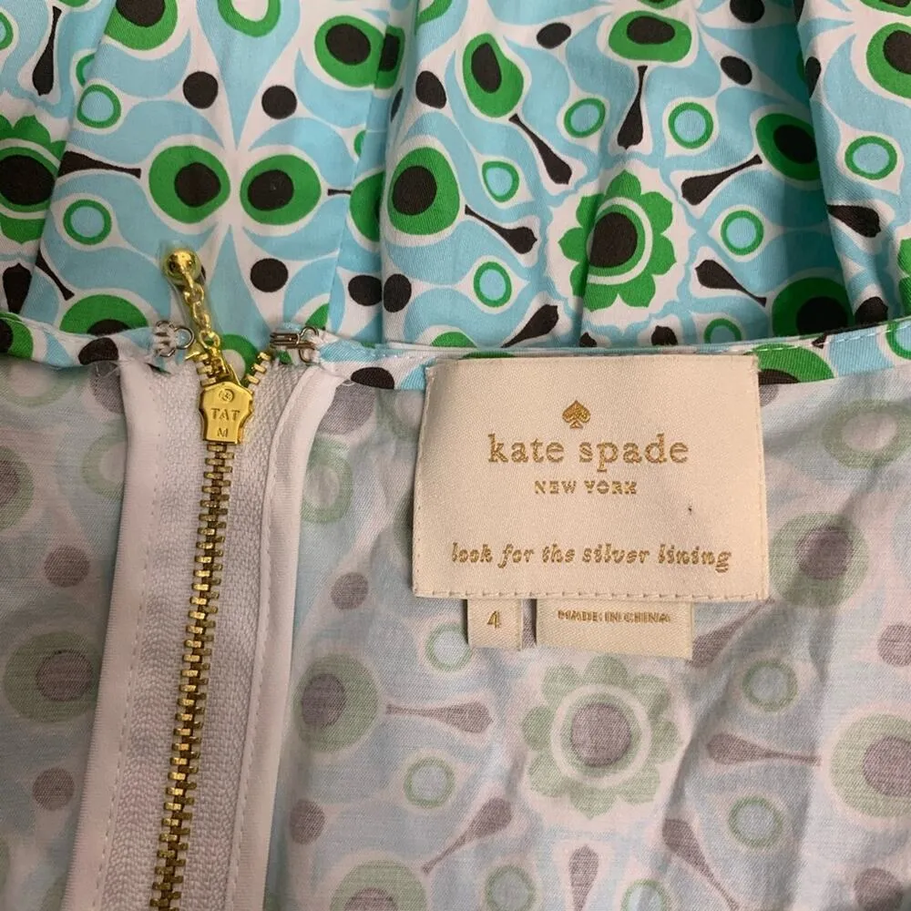 Kate Spade Florence Broadhurst atomic solar dress sz 4 - Image 6