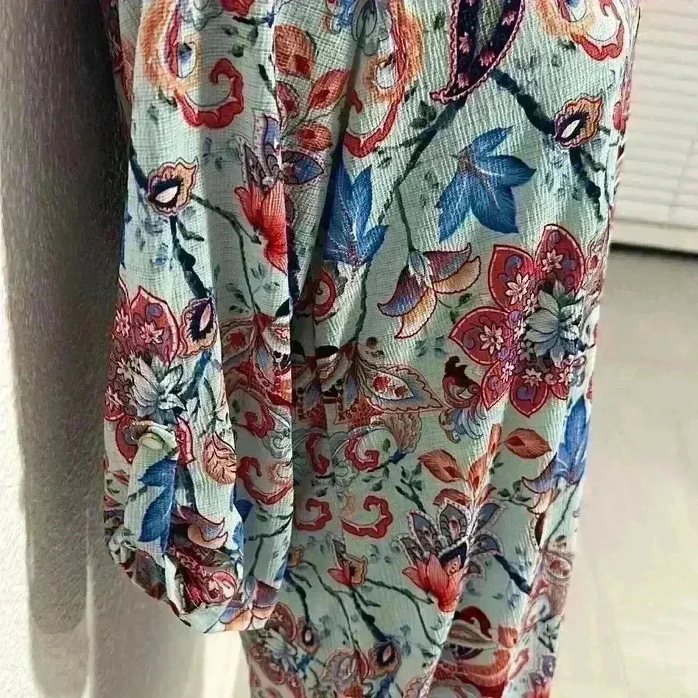 Pink Blush floral dress knee length M - Image 2