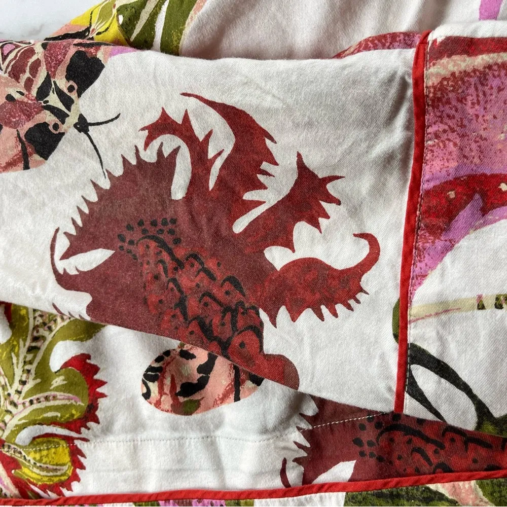 Raphael Balme for Anthropologie Flannel Sleep button down top size large - Image 9