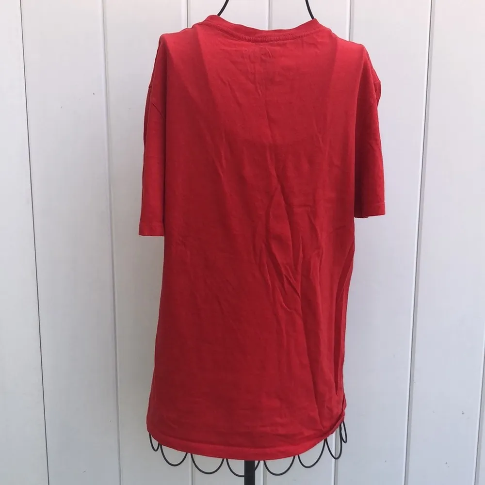 Fox racing shirt Womens shirt premium fabric size small red and blue sli… - Image 4