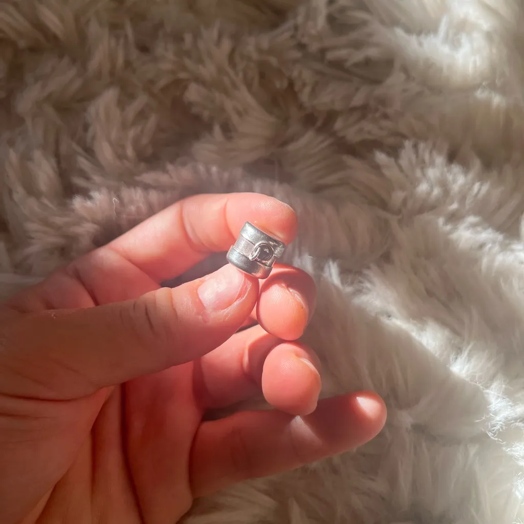 Vintage Sterling silver drum charm - Image 3