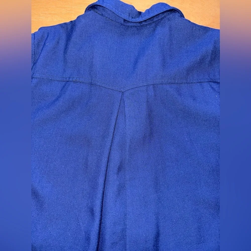 Maru Emu vintage blue women jacket Size L - Image 6