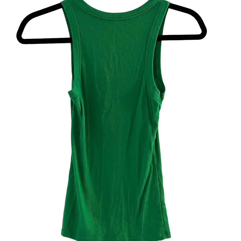 Women's Slim Fit Ribbed Tank Top - A New Day Green - Image 3