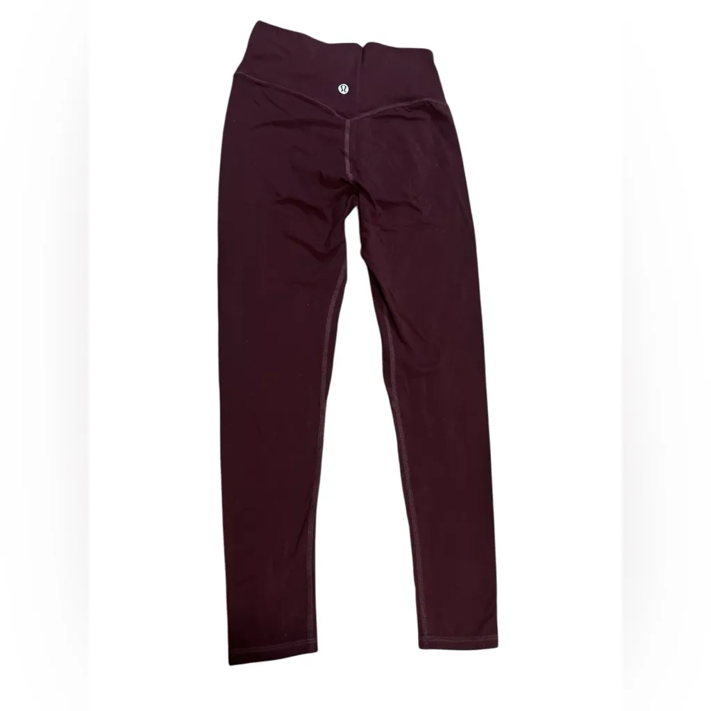 Lululemon Align Pant II Maroon Leggings - Image 4