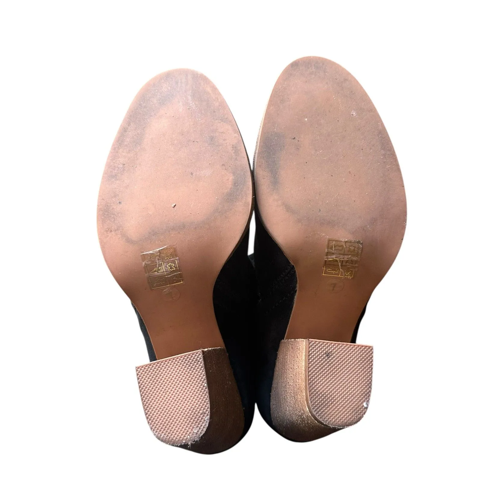 JEFFREY CAMPBELL Rosalee Suede Ankle Booties Black Sz 7 - Image 6