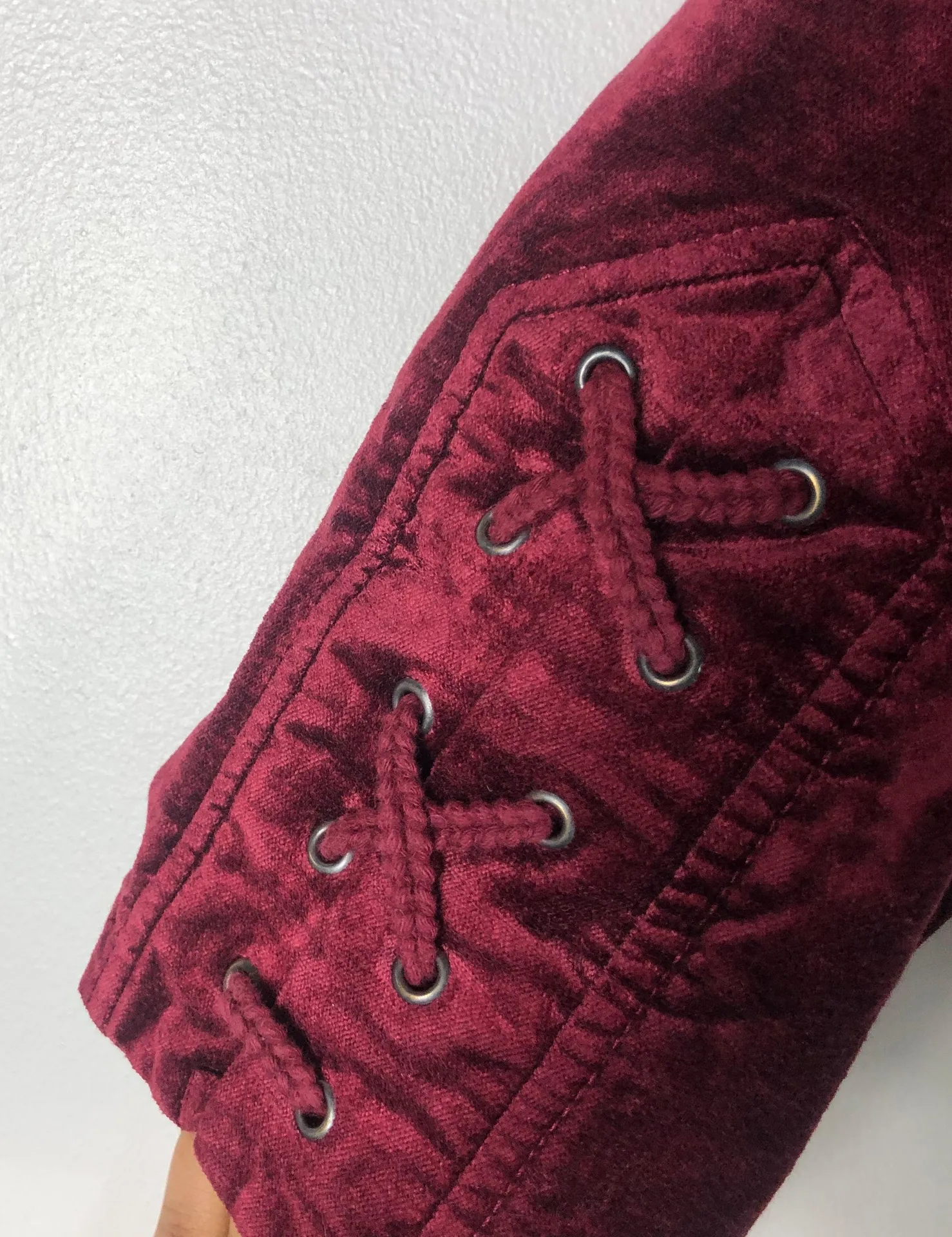 Torrid Lattice Velvet Motto Jacket - Image 9