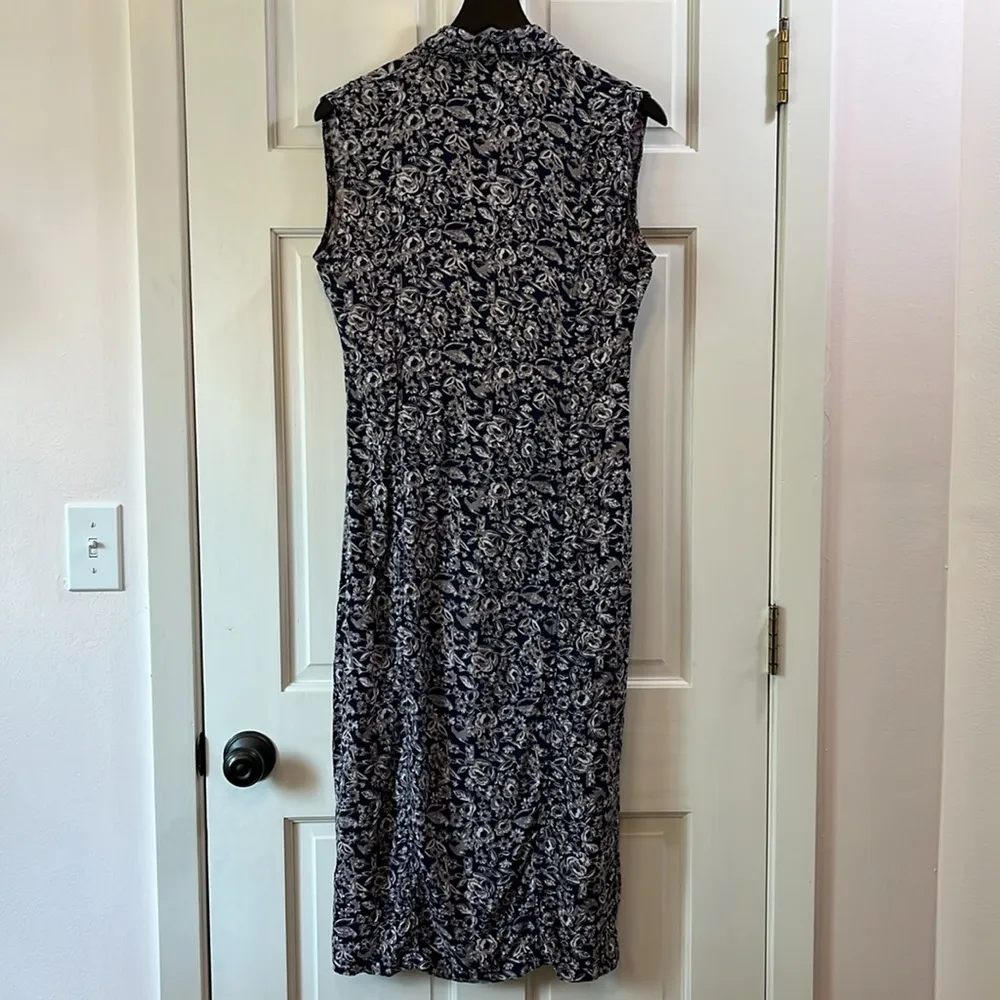 Vintage Hollywood & Vine Maxi Floral Shirt Dress - Image 5