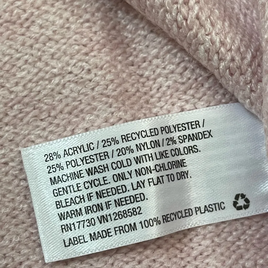 Wild Fable Multicolor Striped Balloon Sleeve Cropped Cardigan - Image 5