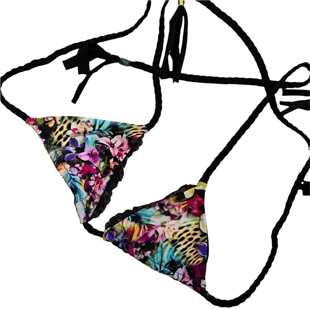 Beach Bunny Panama Animal Reversible‎ Bikini Top - Image 2
