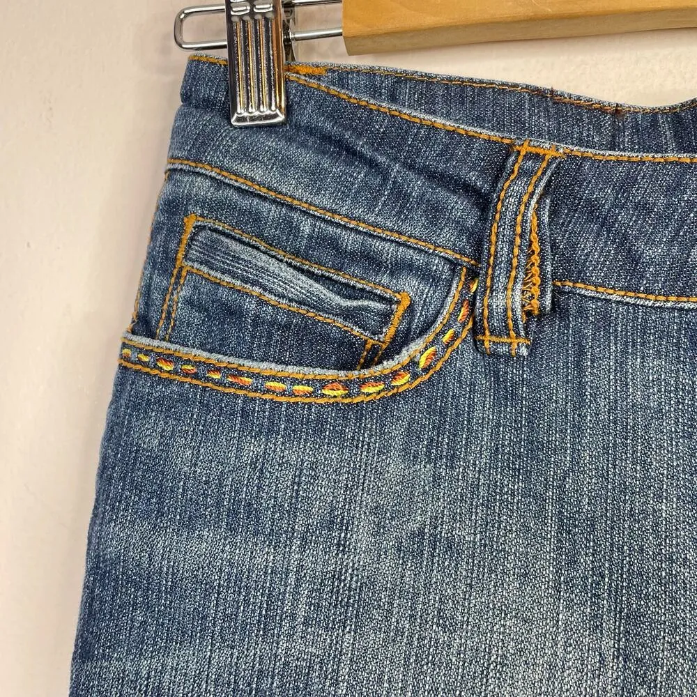 Antik Denim Y2K western Embroidered Bootcut Boot cut Mid Rise jeans womens 29 - Image 4