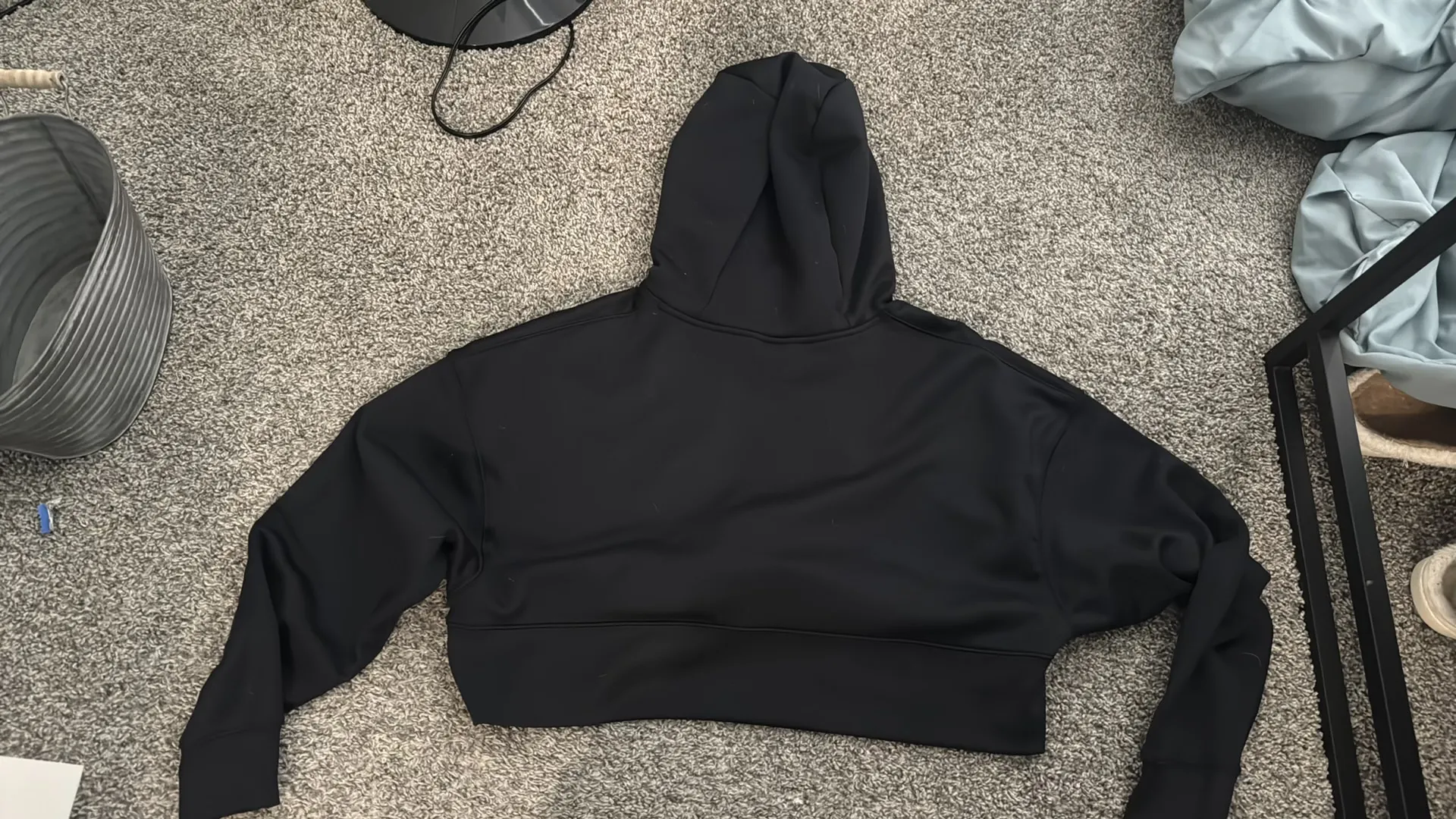 Nike  Cropped Dri-Fit Hoodie - Image 3