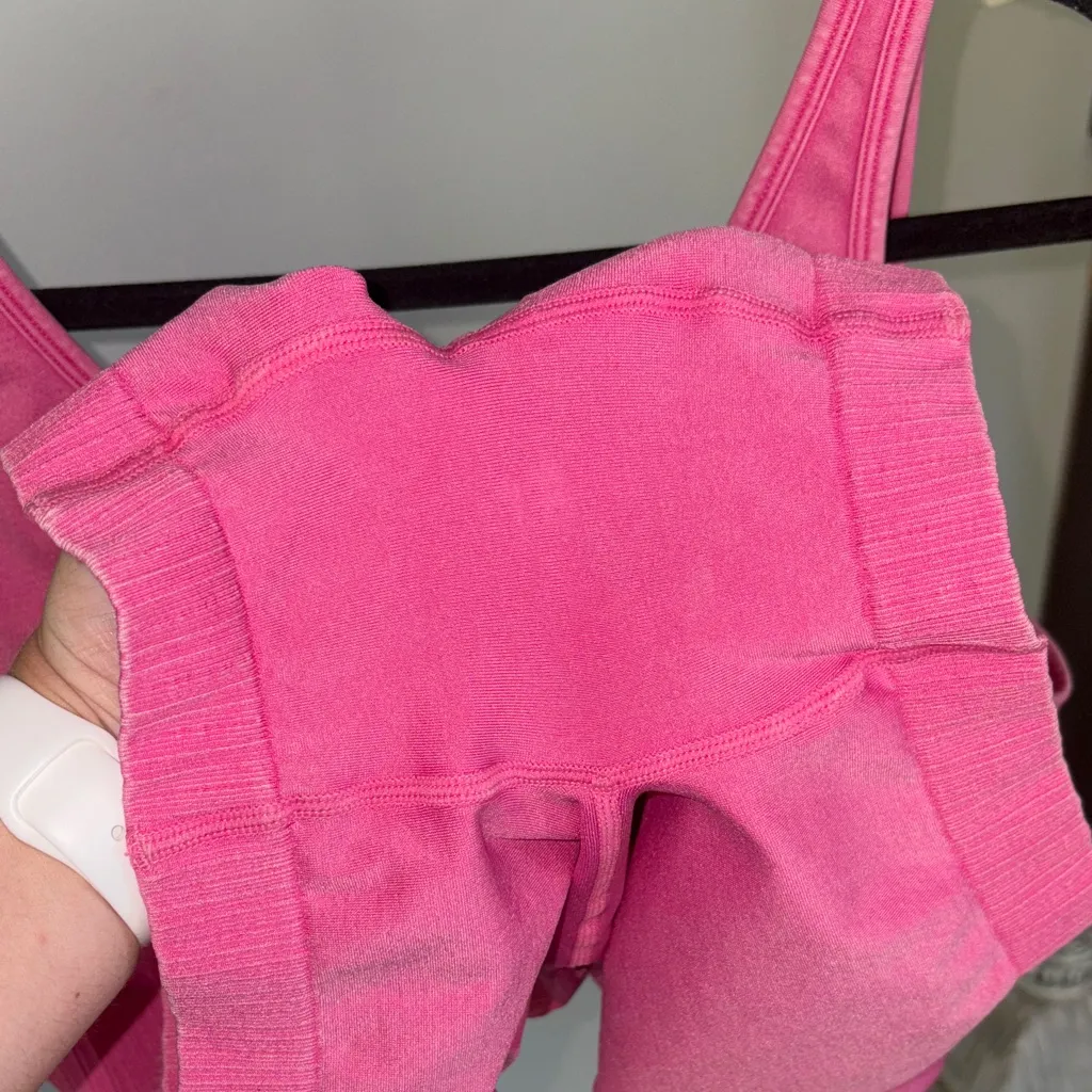 JoyLab  Washed Pink Athletic Romper - Image 4