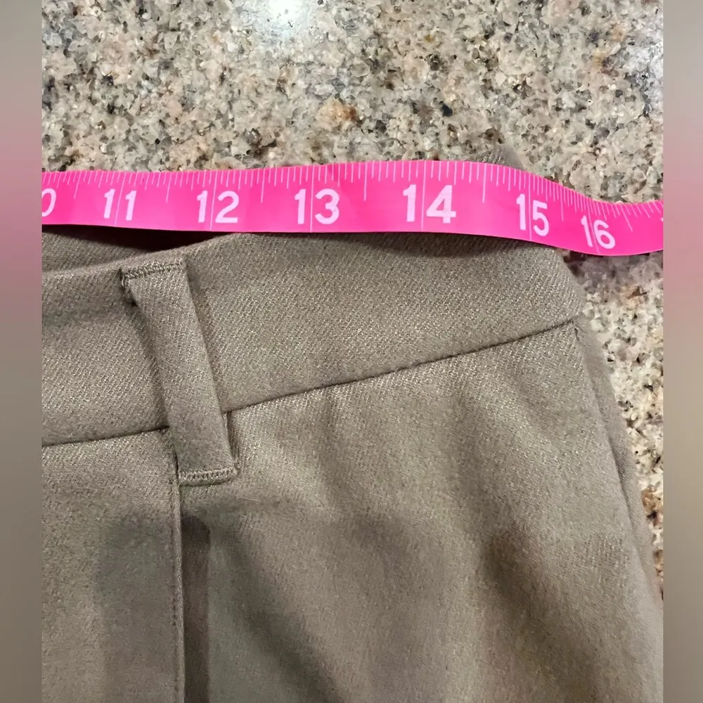 LOVE BONITO Gretal Tailored Pleated Straight Leg Pants size 8 EUC Clay color Tan - Image 7