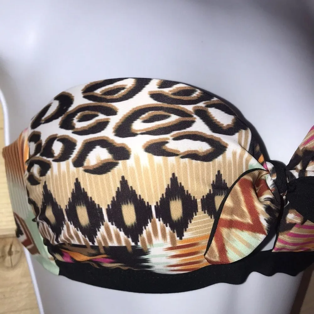 L‎ Space Bandeau Bikini Top nwot - Image 2