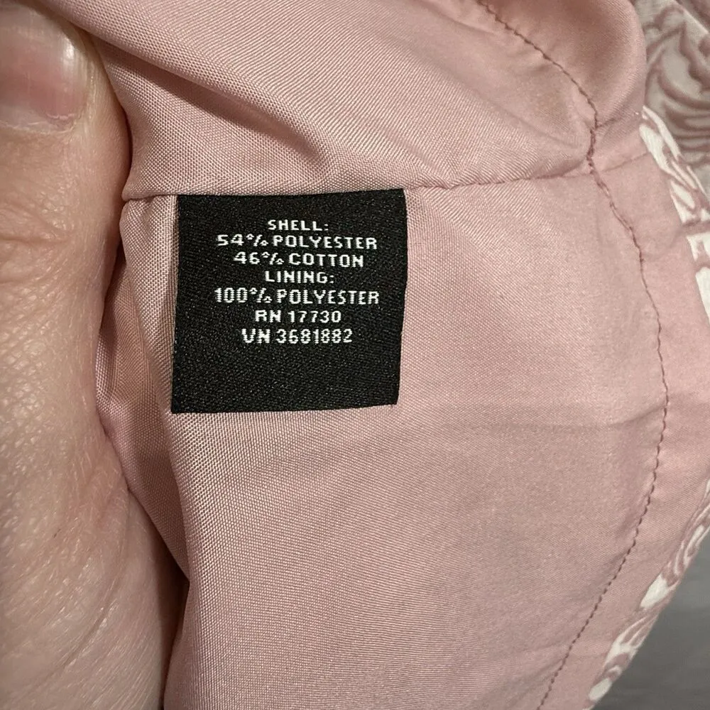 Victoria Beckham x Target Blush Paisley Jacquard Sleeveless Shift Mini Dress XS - Image 15