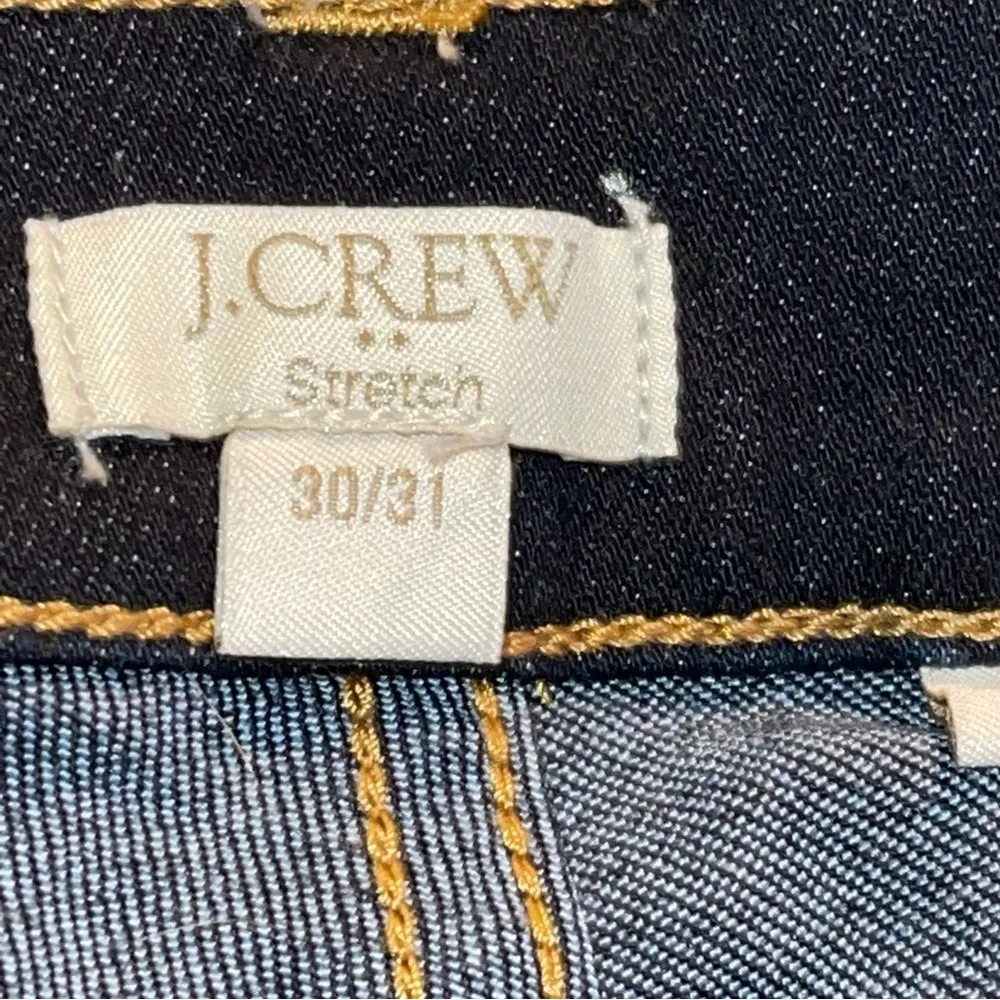 J.Crew Women’s Stretch Jeans 30/31 Dark Wash Straight Leg Like New Condition - Image 3